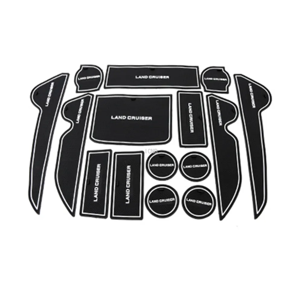 Резиновый нескользящий коврик для дверей автомобилей Toyota Land Cruiser 200 2008 -2019 |