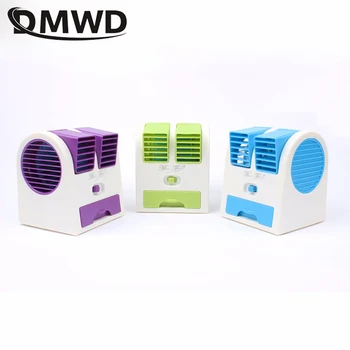 

DMWD Portable USB Ultra-quiet Cooling conditioner No Leaves Mini Air Conditioning Fan Aromatherapy Fan ventilador condicionado