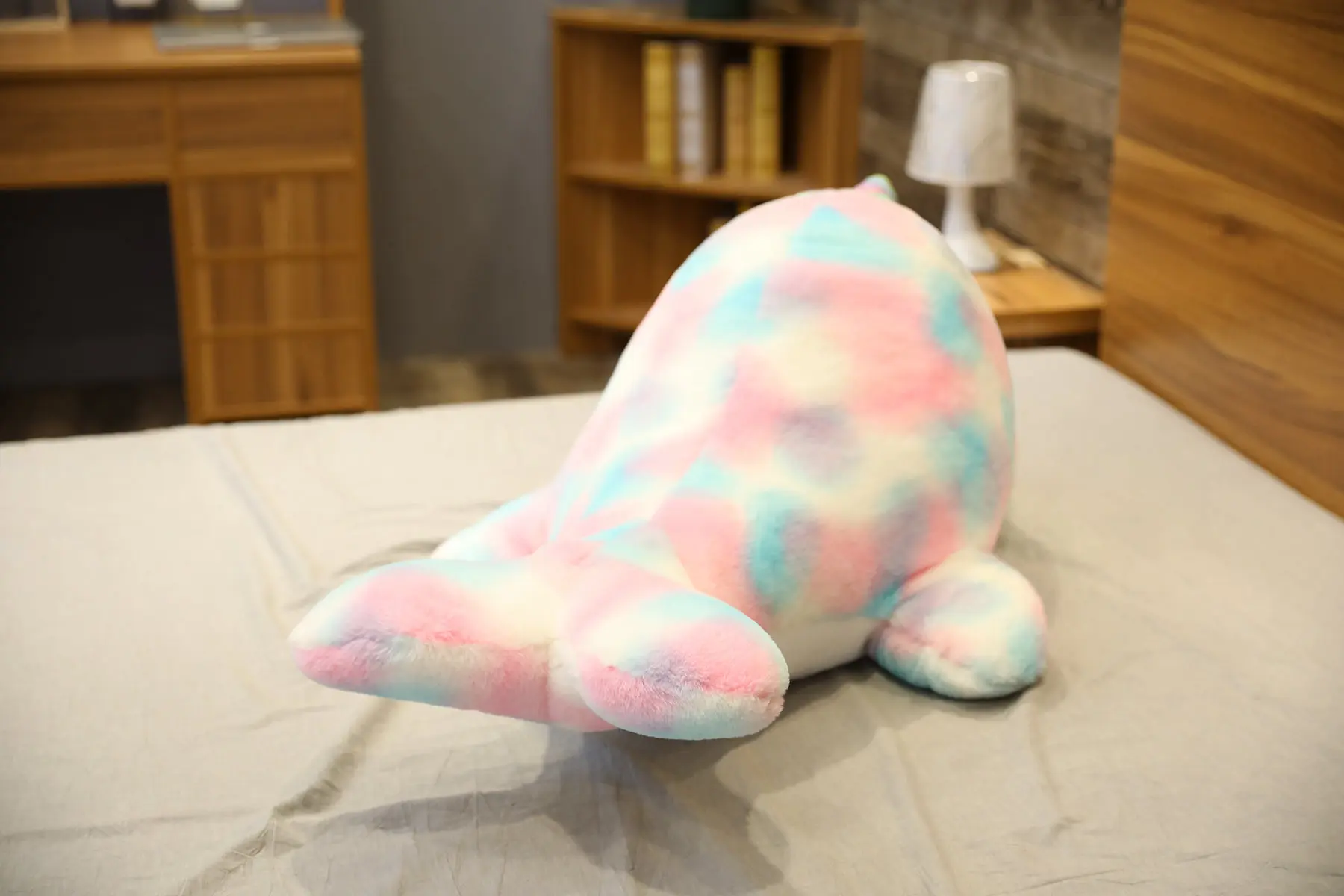 Colorful Narwhal Unicorn Plush Toy