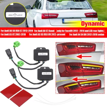 

1Pair Dynamic Turn Signal LED Taillight Rear Indicator Light Module Cable Wire Fits For Audi A6 S6 RS6 C7 Avant A5 8T A3 S3 RS3