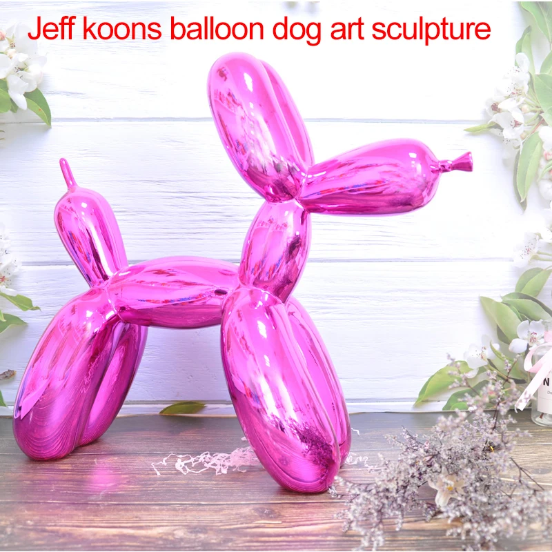 Jeff Koons воздушный шар собака Гальваническая блестящая поверхность абстрактное рукоделие смола статуя украшение для дома аксессуары Горячая Распродажа декор для дома