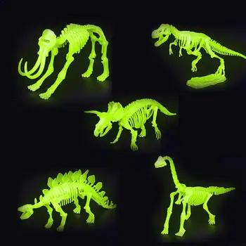 

Luminous Version Dinosaur Archeology Toy DIY Building Dinosaur Toy Assemble Dinosaur Nice Gift For Children Promotion