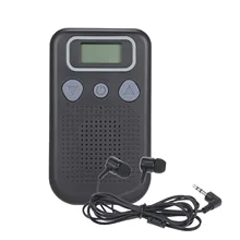 

Portable Pocket Hearing Aids Sound Amplifier Battery Powered In Ear Hearing Enhancement Device With Headset For Adults & Seniors