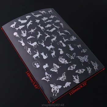 

18 Sheets Resin Supplies Kit,Transparent Decorate Stickers for Silicone Resin Molds Resin Craft Supplies O5 20 Dropshipping