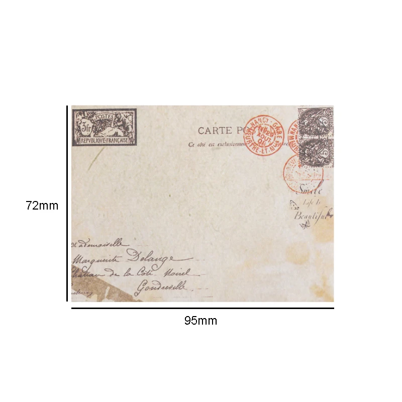 12Pcs/pack Cute Vintage Mini Paper Window Envelopes Wedding Invitation Envelope Gift Envelope