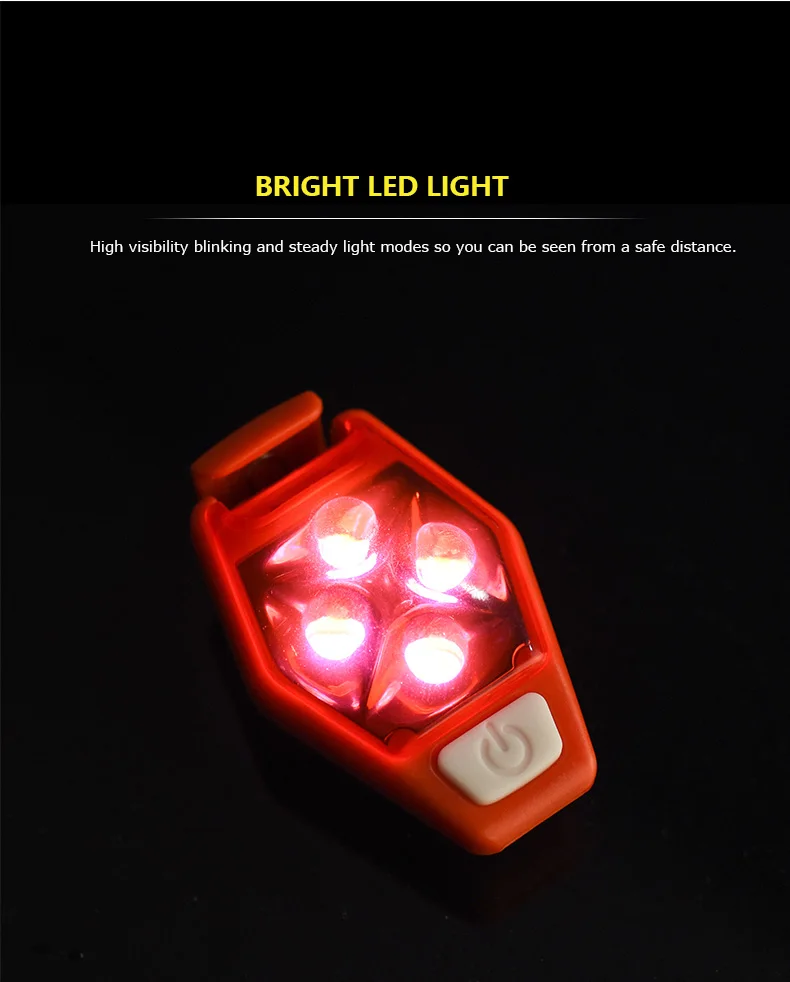 Top AONIJIE 4077 IPX4 Waterproof Night Running LED Safety Light With Clip Strobe Lamp For Runner Jogger Dog Collar Bicycle Rider 2 Top AONIJIE 4077 IPX4 Waterproof Night Running LED Safety Light With Clip Strobe Lamp For Runner Jogger Dog Collar Bicycle Rider 2