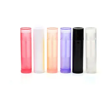 

20pcs X 5ml/5g Plastic Lipstick Tubes DIY Lip Balm Containers Empty Cosmetic Packaging Bottle Tubes Multy Color