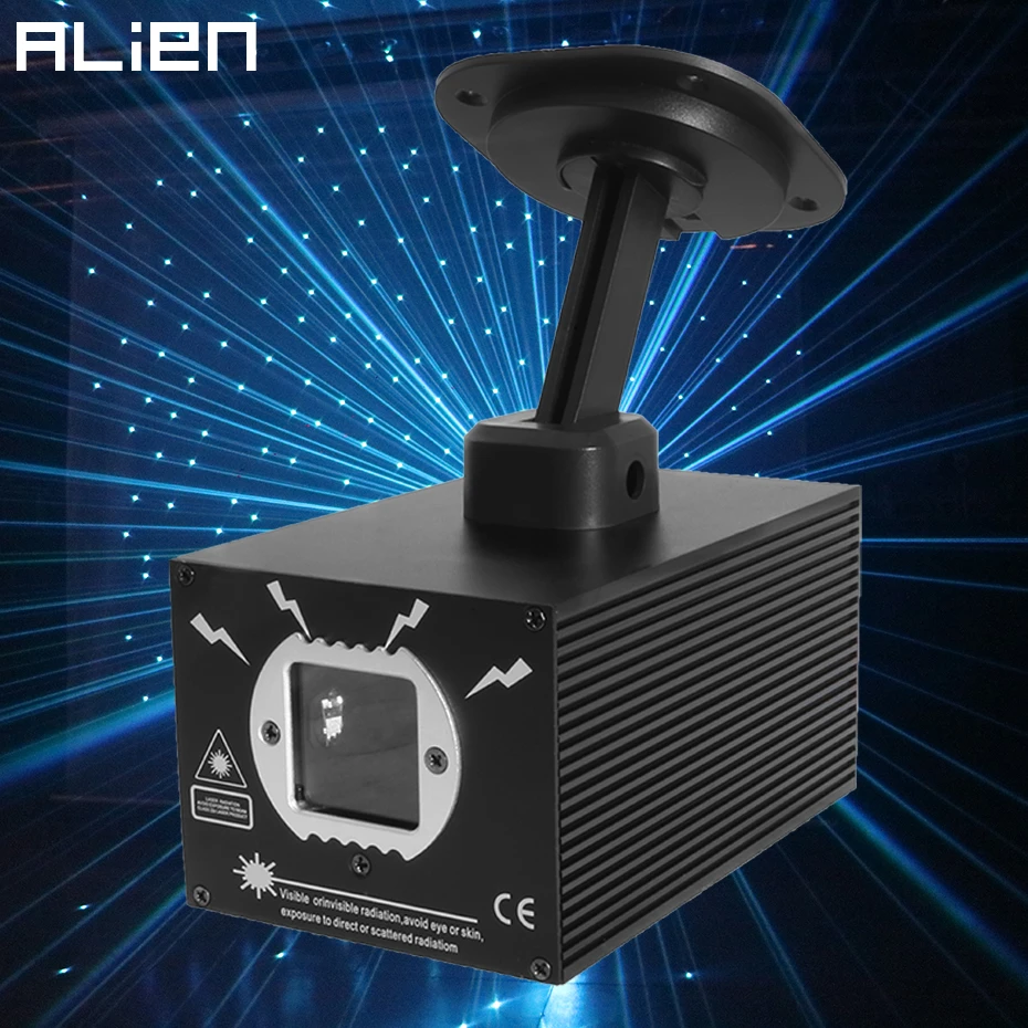 ALIEN 500 МВт RGB DMX звездные точки лазерный проектор PRO DJ Дискотека сценическое освещение вечерние свадебные праздники клуб бар освещение сканера