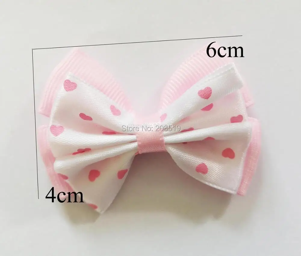 FZNNAN заколка для волос в виде ленты банты для девочек 20 шт. grosgrain bowtie 6 см ручной работы аксессуары для украшения одежды - Цвет: as show