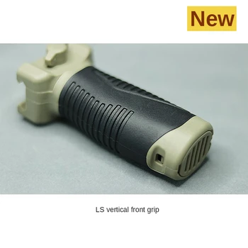 

TOtrait 20mm Ls Vertical Front Grip Toy Hand Grip for Jinming 9th 8th Si Jun M41 Kublai Gel Ball Game Toy Accessory