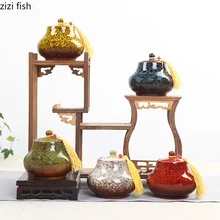 Большой чайный набор, коробка для хранения, емкость для хранения, керамический чайный набор, портативный пуэр, герметичный, влагостойкий чайник, чайный набор, чайный горшок, чайный контейнер