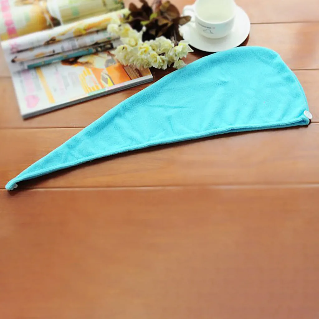 Magic Microfiber Hair Fast Drying Dryer Towel 25cmx65cm Bath Wrap Hat Quick Cap Turban Dry