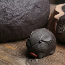 Yixing Zisha маленький чай для домашних животных играть элементы декора Милая Труба крыса чай церемония Аксессуары Чайная Посуда