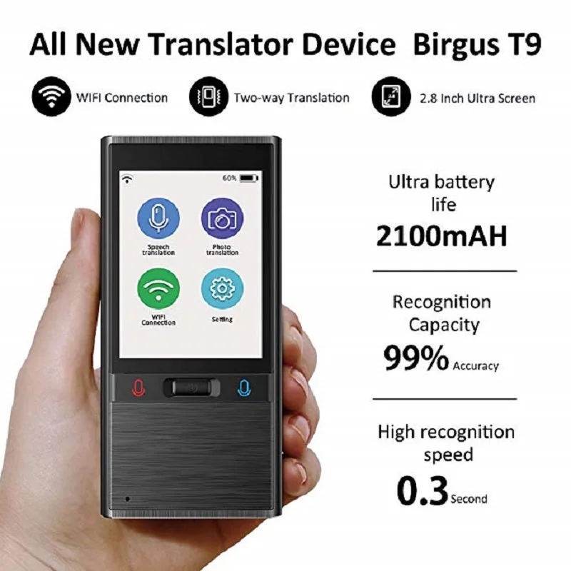 

T9 Smart Translator Photo Translation 106 Offline Languages Instant Voice Translator For Learning Travelling Business