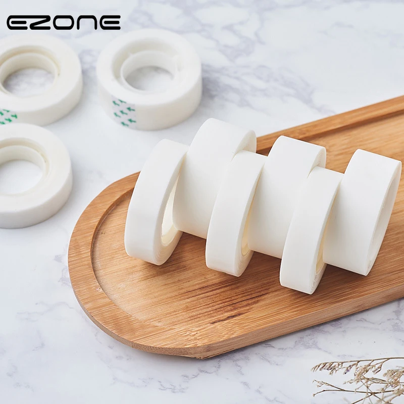 

EZONE 1PC Transparent Adhesive Tape Invisible Traceless Transparent Washi Sticker Tape Can Write Sticker Scrapbook Decoration