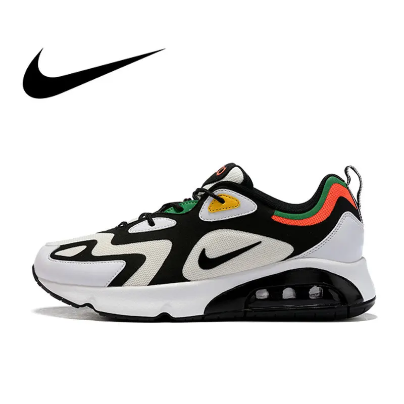 

Original Authentic NIKE AIR MAX 200 Men's Running Shoes Air Cushion Shoes Personality Outdoor Sports Elastic Increase AQ2568-101
