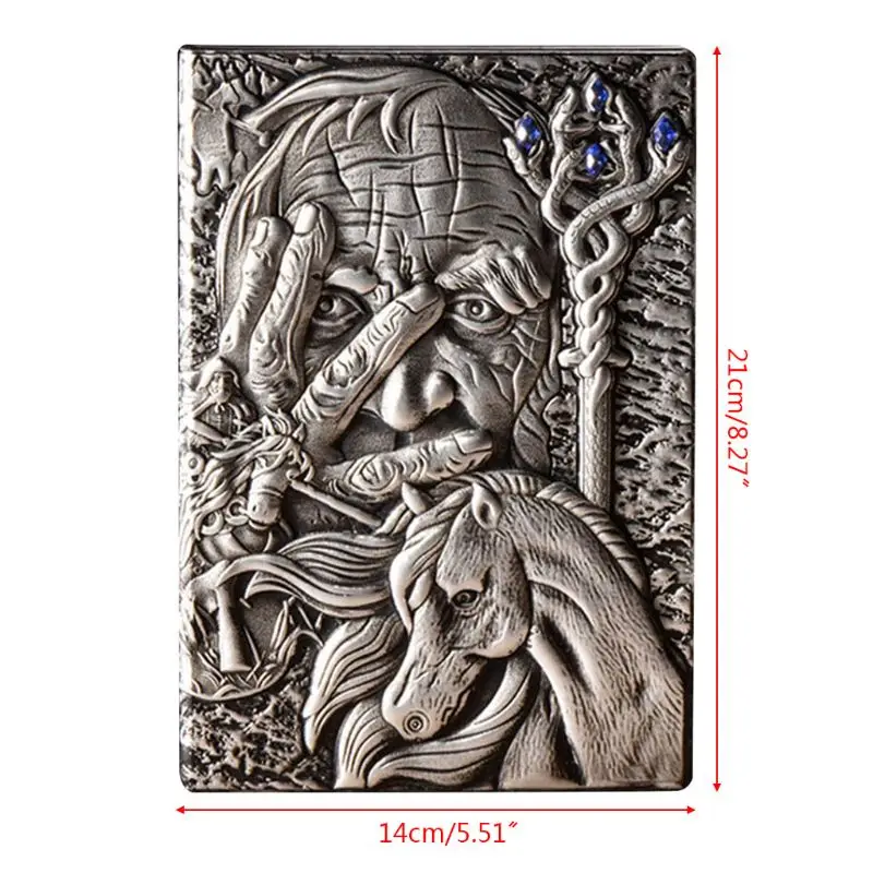 Creative The Magic Embossed A5 Leather Notebook Journal Notepad Travel Diary Planner Book School Office Supplies