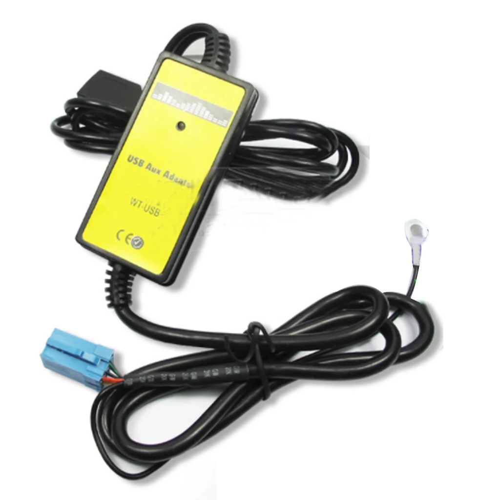 

Car Radio MP3 USB AUX Adapter 3.5mm Interface CD Changer for Volkswagen Skoda Golf Passat Spuerb Octavia 8pin QX010