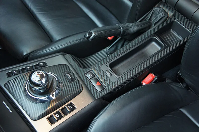 Black 3D Carbon Fiber Vinyl Film Wrap-12