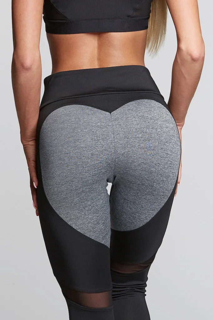 С высокой талией для йоги брюки для женщин сшивание персик в форме сердца сетки колготки для бега дышащие фитнес женские спортивные Леггинсы Спортивная одежда