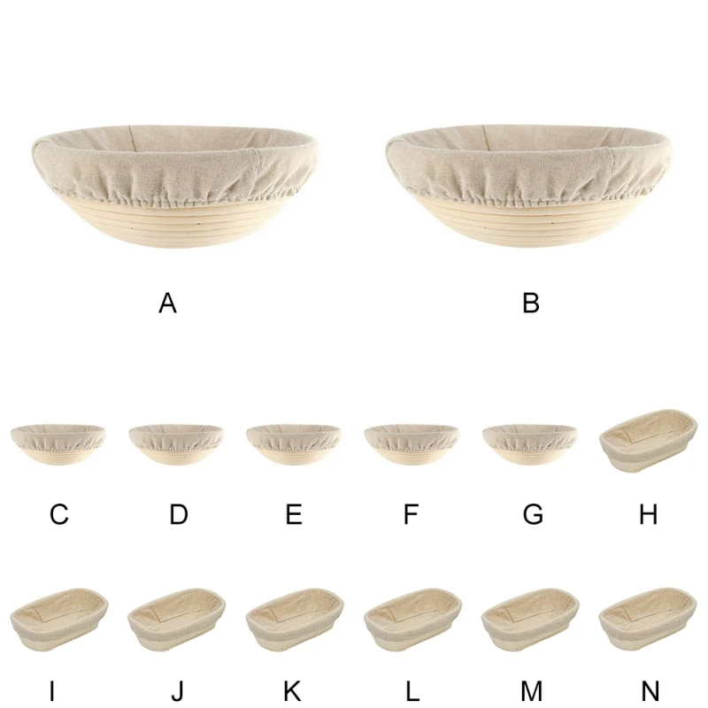 13 различных моделей тесто из ротанга корзина тесто Banneton Brotform защита хлеба доказательство ферментации корзины страны