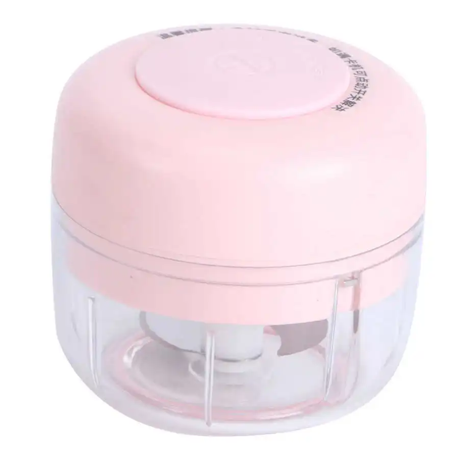 100 мл розовая Терка с usb зарядкой электрическая дробилка для чеснока инструмент