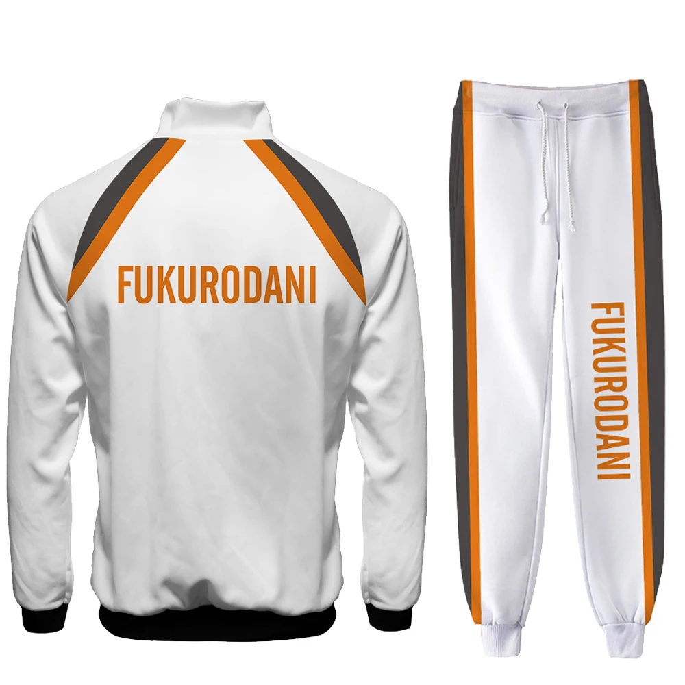 Haikyuu  Loose Casual Warm zipper Sweatshirt and