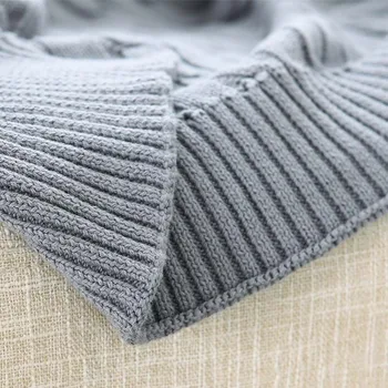 

Knitted Woolen Office Winter Warmer Quilt Blanket Tippet Manta Sleeping Coverlet Bedspread Women