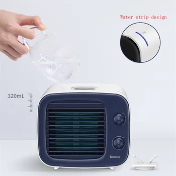 

Portable Mini Air Conditioner Water Cool Cooling Fan Air Cooler Humidifier Office Desktop Handheld Air Conditioning Fan