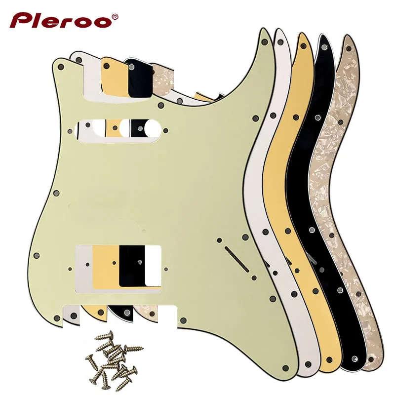 Custom Pleroo Guitar Pickguard-для нас 11 винтовых отверстий с Floyd Rose Tremolo Bridge PAF Humbucker HS pickguard без ручки управления