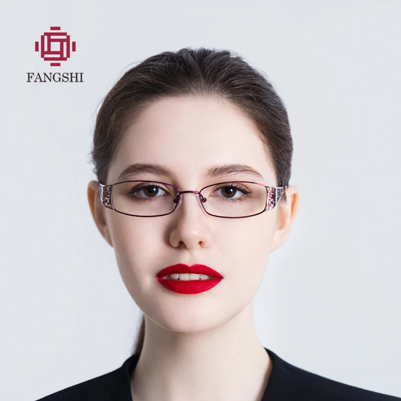 Оправа для очков из сплава Женская винтажная прозрачная овальная фотооправа #92676