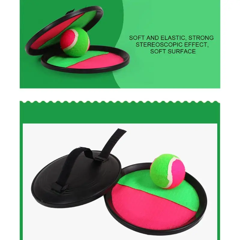 Kids Toys Paddle Toss and Catch Ball Game Set for Kid Self Stick Throw Catch Bat Ball Game Children Outdoor Sports Toys