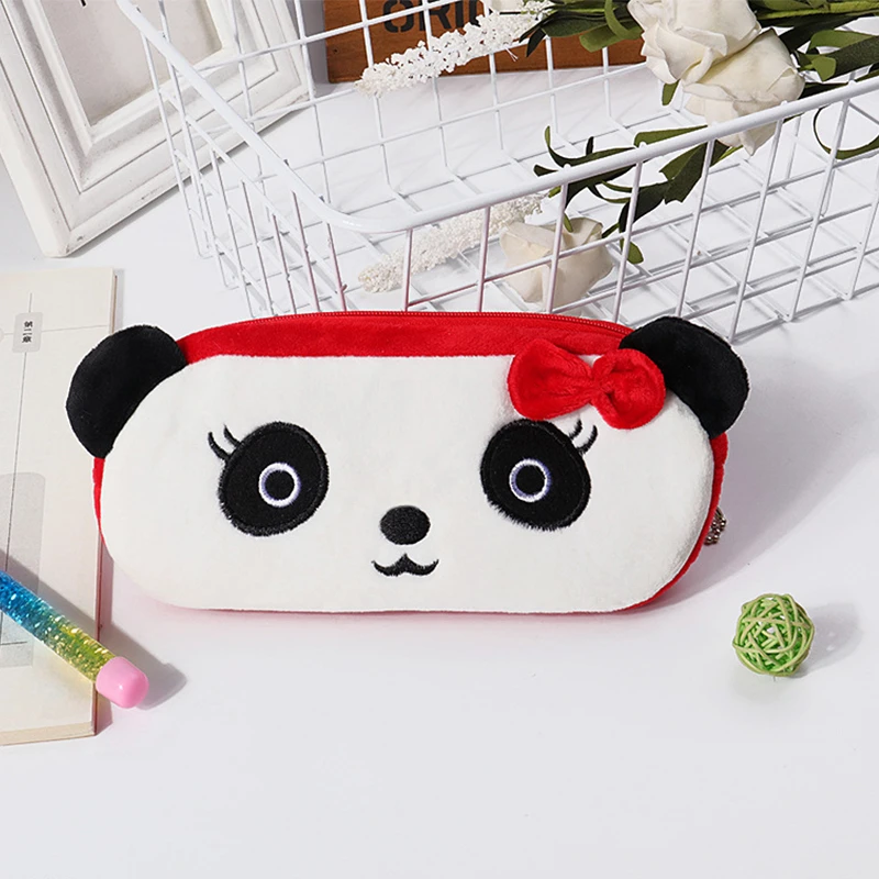 1 шт. 20 см Kawaii Мультяшные Животные Плюшевый Чехол Карандаш Чехол сумка брелок портмоне кошелек Чехол Сумка, школьные принадлежности подарок - Цвет: 7