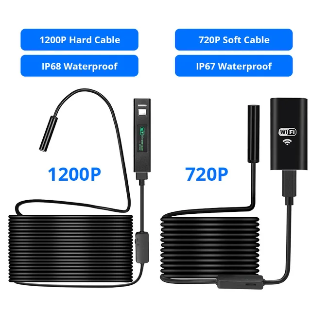 Generic Caméra d'inspection endoscopique flexible IP67, avec câble micro  USB, pour ordinateur android, ordinateur portable, à prix pas cher