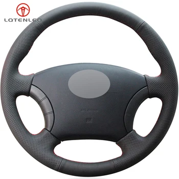 

LQTENLEO Black Artificial Leather Car Steering Wheel Cover For Great Wall Haval Hover H3 2009-2012 H5 2010-2015 Wingle 5 Wingle3