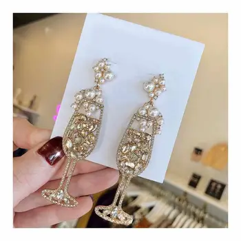 

Girlgo Bohemian BA Fashion Luxury Drop Earrings for Women Korean Acrylic Geometric Fruit Stud Earrings Jewelry Party Wholesale