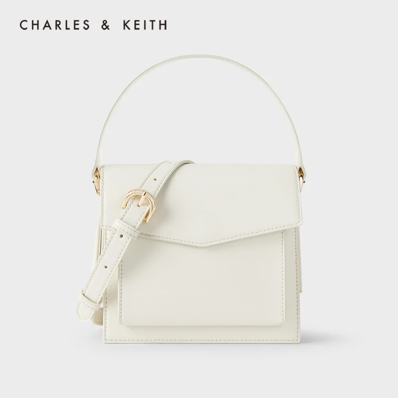 CHARLES＆KEITH Новинка на Весну и Лето2020 CK2 80270553Женская Cумка плечо с Откидной крышкой
