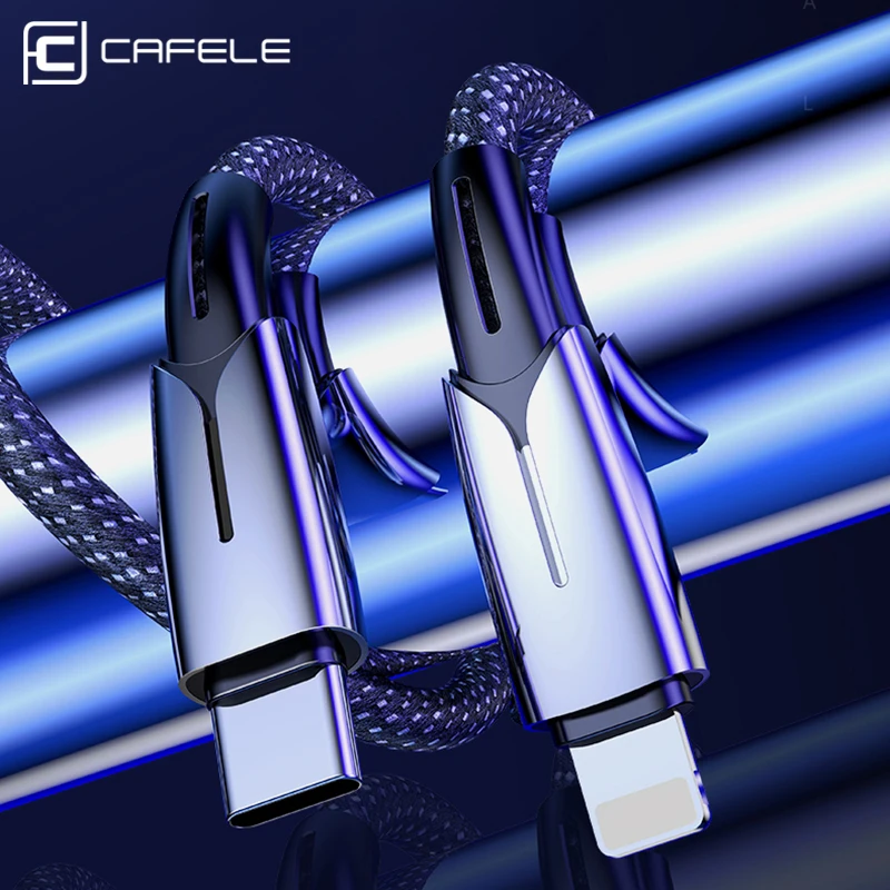 CAFELE USB кабель для Iphone 11 Pro X 18 Вт Быстрая зарядка и синхронизация кабель для iPhone 11 pro xs max xr 7 8 Plus
