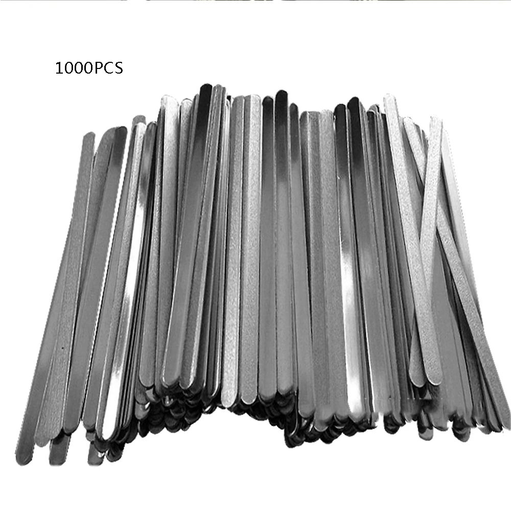500/1000Pcs Aluminum Nose Bridge Wire for Mask Flat Clip Bracket DIY Sewing | Дом и сад
