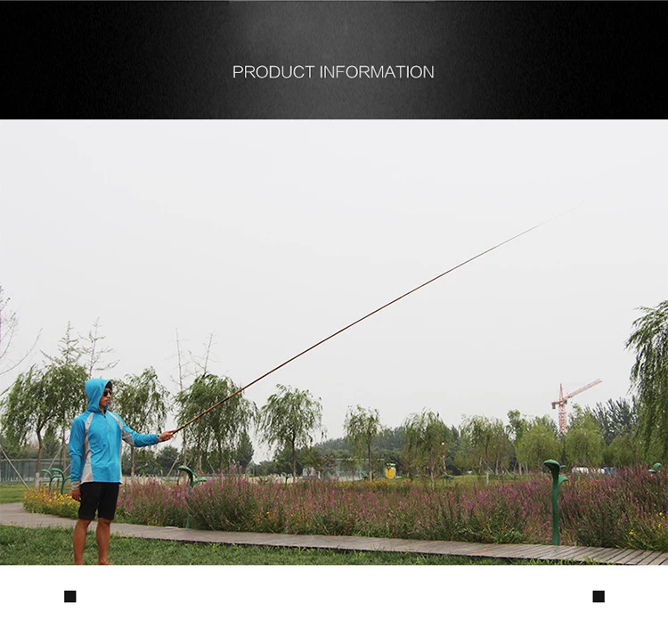 High Quality Thread FRP Fishing Rod Telescopic Hard Fishing Pole for Stream Freshwater