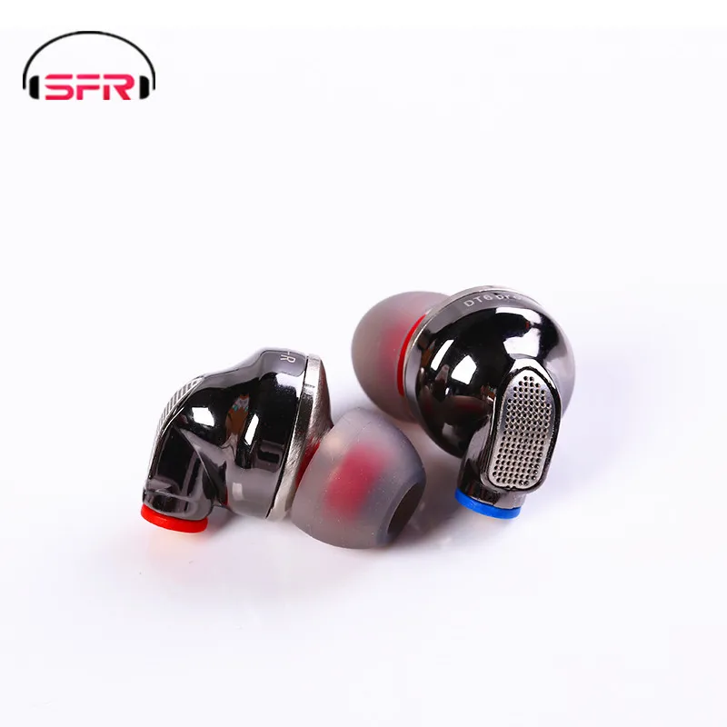 Новые гибридные наушники вкладыши seper DT6 PRO 2BA + 1DD пьезо Hi Fi для бега спорта съемный