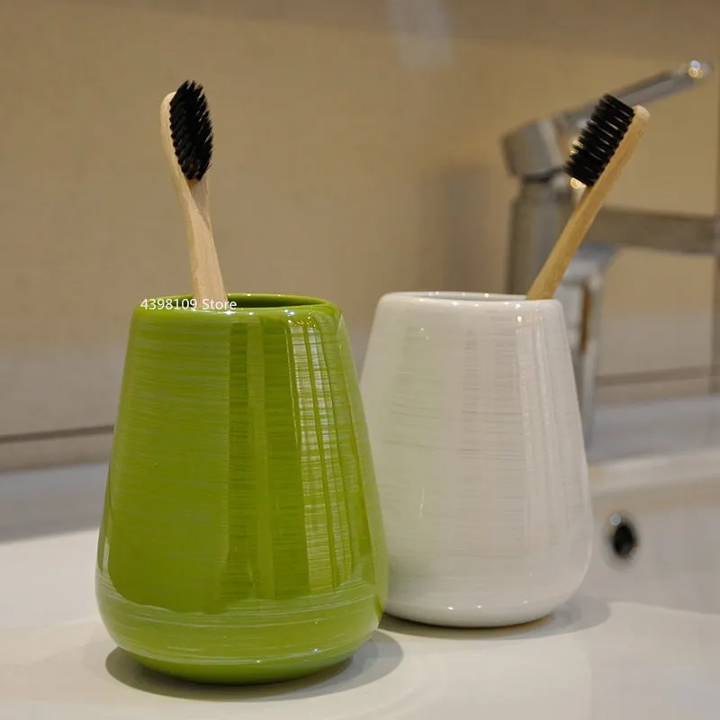 Европейские Товары для ванной комнаты набор керамических принадлежностей