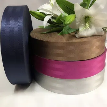

Hot 8M 1.5" 2.5" Silver Black Brown Royalblue Nylon Webbing strap Racing Safety Seat Belt/Car Webbing Fabric Harness Accessories