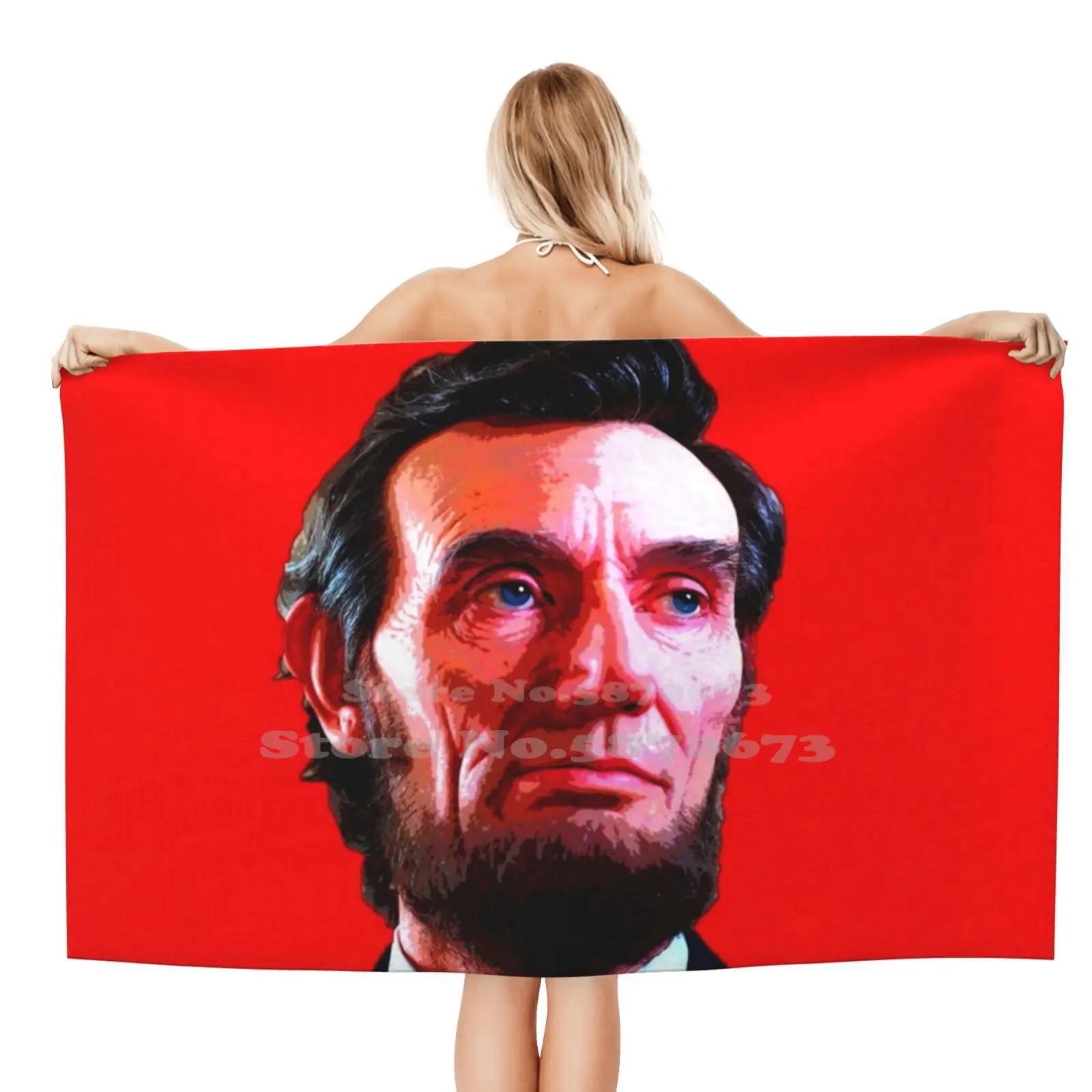Asciugamano Con Stampa 3D Di Abraham Lincoln Asciugamano Morbido Sportivo Abe Lincoln Lincoln Lincoln Lincoln President Usa Civil War 1865