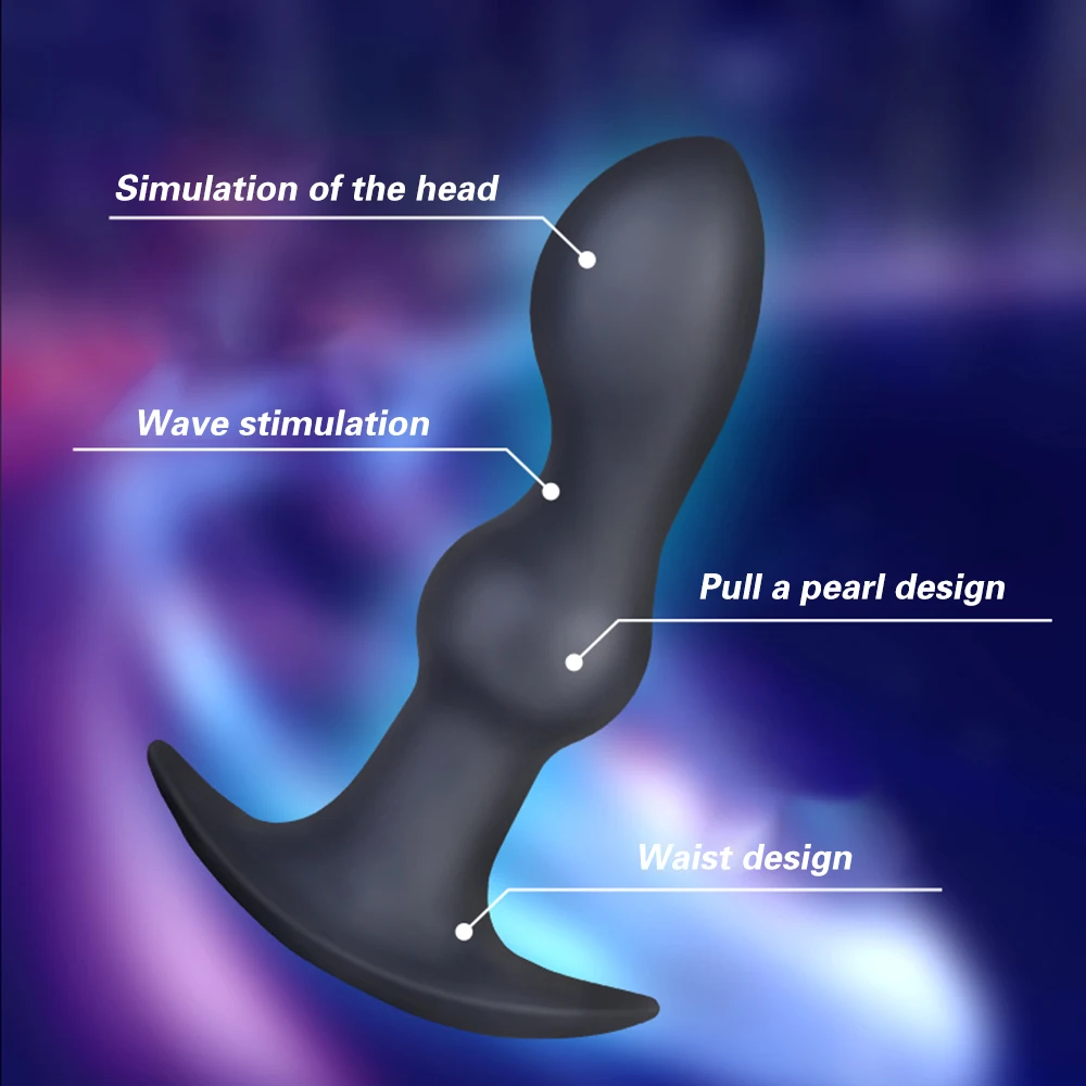 Male Prostate Massager With Remote Control Anal Vibrator Plug_voghion.com