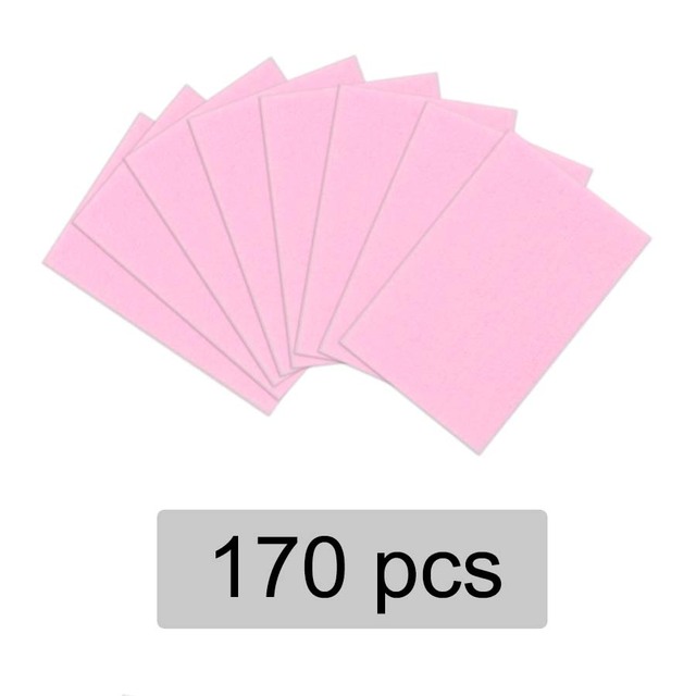 Pcs/set Nail Polish Remover Wipes Cleaning Lint Free Paper Pad Soak off Remover Manicure tool