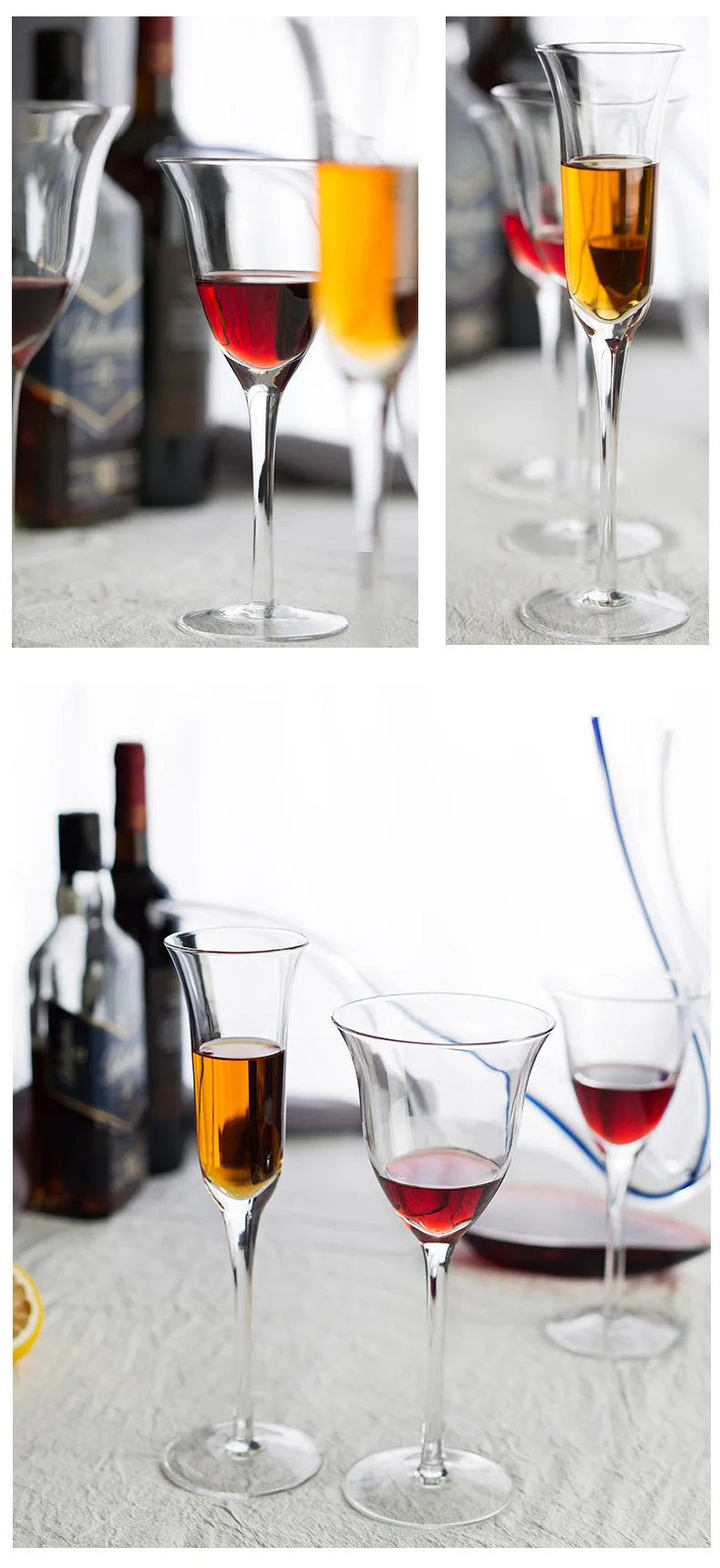 Boutique100-250ml Рога Кубок ручной выдувный Кристалл красное вино стекло виски шампанское чашка посуда для напитков дегустация вина нос профессиональный
