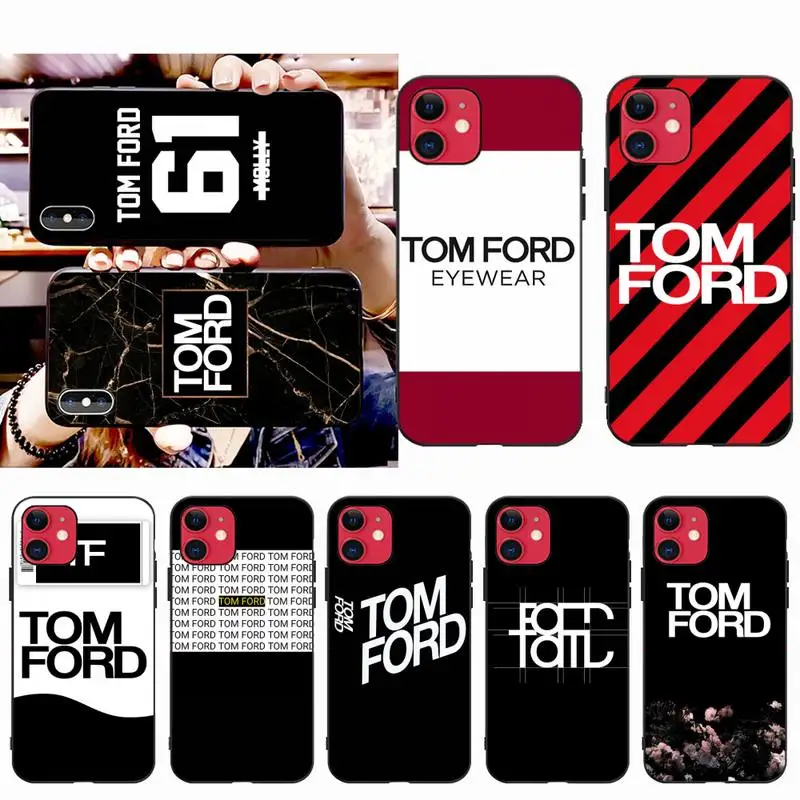 Cutewanan Fashion Design Brand Tom Ford Diy Luxury Phone Case For Iphone 11  Pro Xs Max 8 7 6 6s Plus X 5s Se Xr Case - Mobile Phone Cases & Covers -  AliExpress