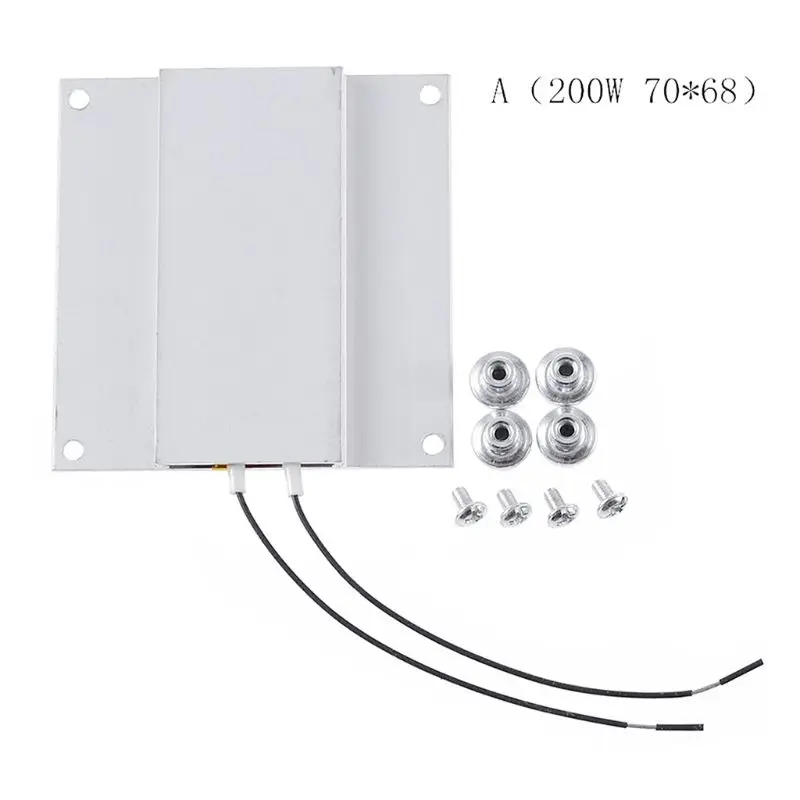 200W AC 220V алюминиевый светодиодный прибор для удаления нагревательной пластины PTC паяльный чип для удаления сварки BGA паяльная шаровая станция сплит-пластина - Цвет: 200W