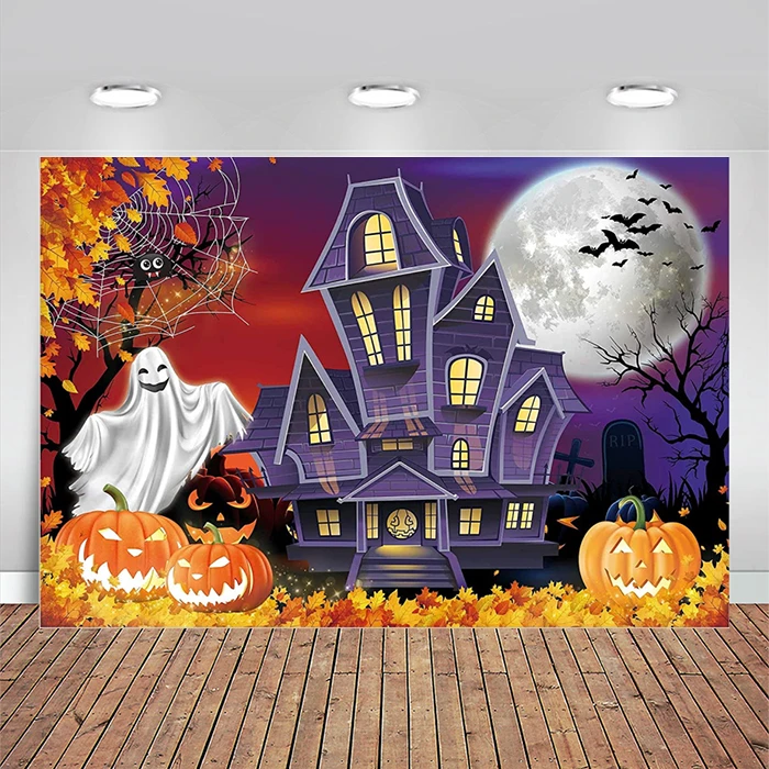 Halloween Haunted House Background Images
